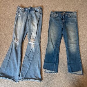 Set of two Mother Denim jeans, size 30/32. Priced to sell!